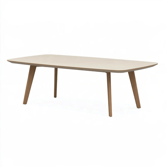 Esstisch 180 x 90 x 75 cm Holzwerkstoff Beige Braun skandinavisch